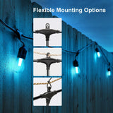Waterproof Heavy Duty Outdoor RGB LED String lights Connectable Festoon for Party Garden Christmas Holiday Garland Cafe