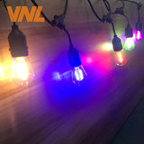 Waterproof Heavy Duty Outdoor RGB LED String lights Connectable Festoon for Party Garden Christmas Holiday Garland Cafe
