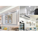 Black body Recessed LED Dimmable Downlight SMD 3W 5W 7W 9W 12W 15W 18W LED Spot light LED decoration Ceiling Lamp AC110V 220V