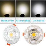 Dimmable LED Downlight 7W 9W Spot LED DownLights Dimmable cob LED Spot Recessed down lights for living room 110v 220v