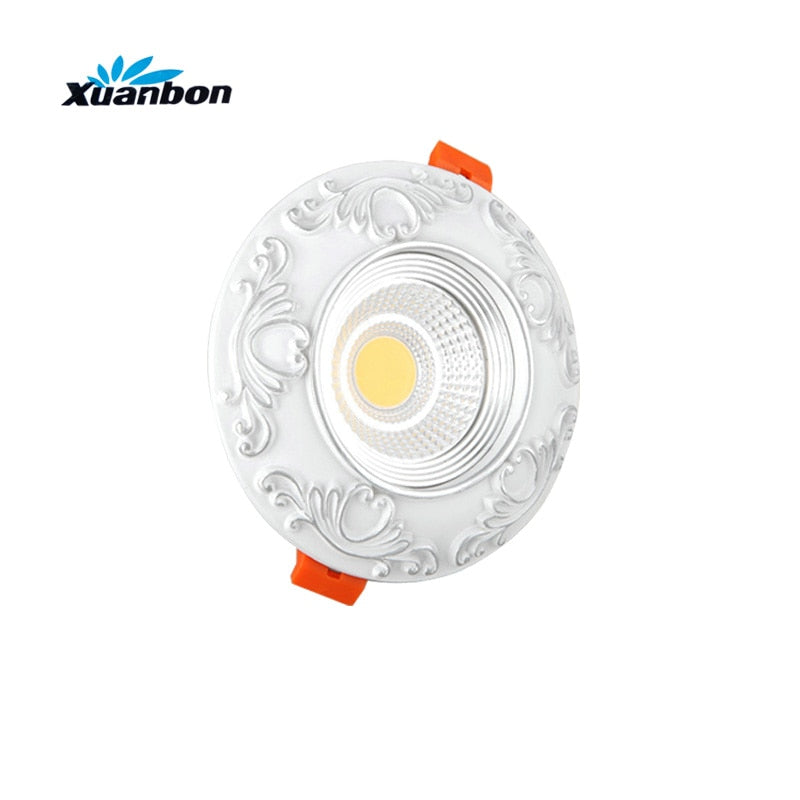 Dimmable LED Downlight 7W 9W Spot LED DownLights Dimmable cob LED Spot Recessed down lights for living room 110v 220v
