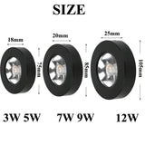 LED COB Downlight 3W 5W 7W 9W 12W 4PCS  Round Surface mount Lamp AC220V 230V Led Bulb Bedroom Kitchen Indoor LED Spot Lighting