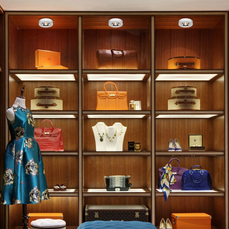 LED COB Downlight 3W 5W 7W 9W 12W 4PCS  Round Surface mount Lamp AC220V 230V Led Bulb Bedroom Kitchen Indoor LED Spot Lighting