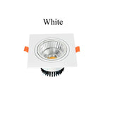 Square cob Dimmable  5w 7w 9w Led downlight light Ceiling Spot Light AC85-265V ceiling recessed Lights Indoor Lighting