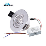 Dimmable Recessed Mini Spotlight Lamp 4PCS 1W 3W Ceiling Mounted LED Downlight Ceiling Light For Counter Showcase Indoorlights