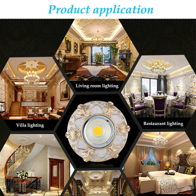 New AC110V 220V 7W 5W 3W LED Spotlight Decoration Ceiling Down Lamp lighting Supre Bright Recessed LED Downlights