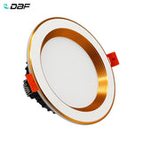 DBF Super Bright 5730 SMD LED Downlight Dimmable 7W 10W 12W Ceiling Lamp with AC 110V 220V LED Transformer for Living room