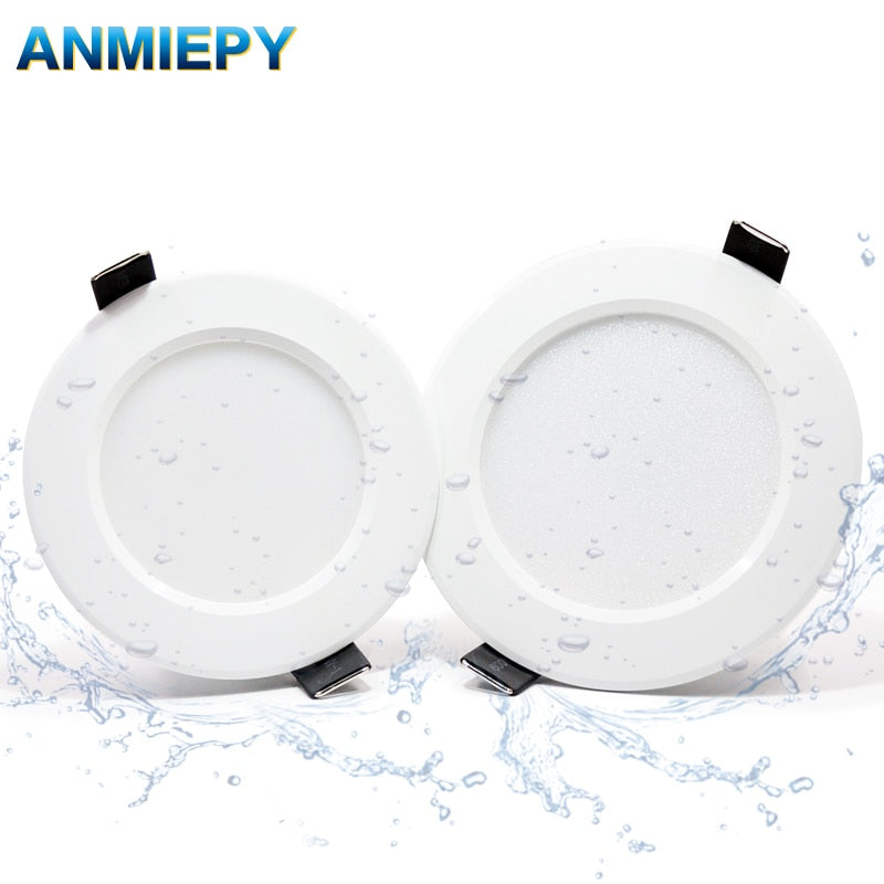 Dimmable Waterproof LED Downlight 10 pcs AC220V 230V 5W 7W 9W 12W 15W 18W LED indoor Lamp Recessed LED Spot Light For Bathroom