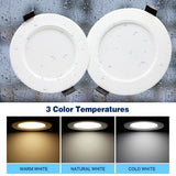 Dimmable Waterproof LED Downlight 10 pcs AC220V 230V 5W 7W 9W 12W 15W 18W LED indoor Lamp Recessed LED Spot Light For Bathroom