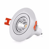 Led Downlight 2pcs Frame GU10 MR16 Halogen Led Spot Light Fixtures White Black Silver For Home