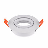 Led Downlight 2pcs Frame GU10 MR16 Halogen Led Spot Light Fixtures White Black Silver For Home