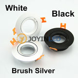 Led Downlight 2pcs Frame GU10 MR16 Halogen Led Spot Light Fixtures White Black Silver For Home