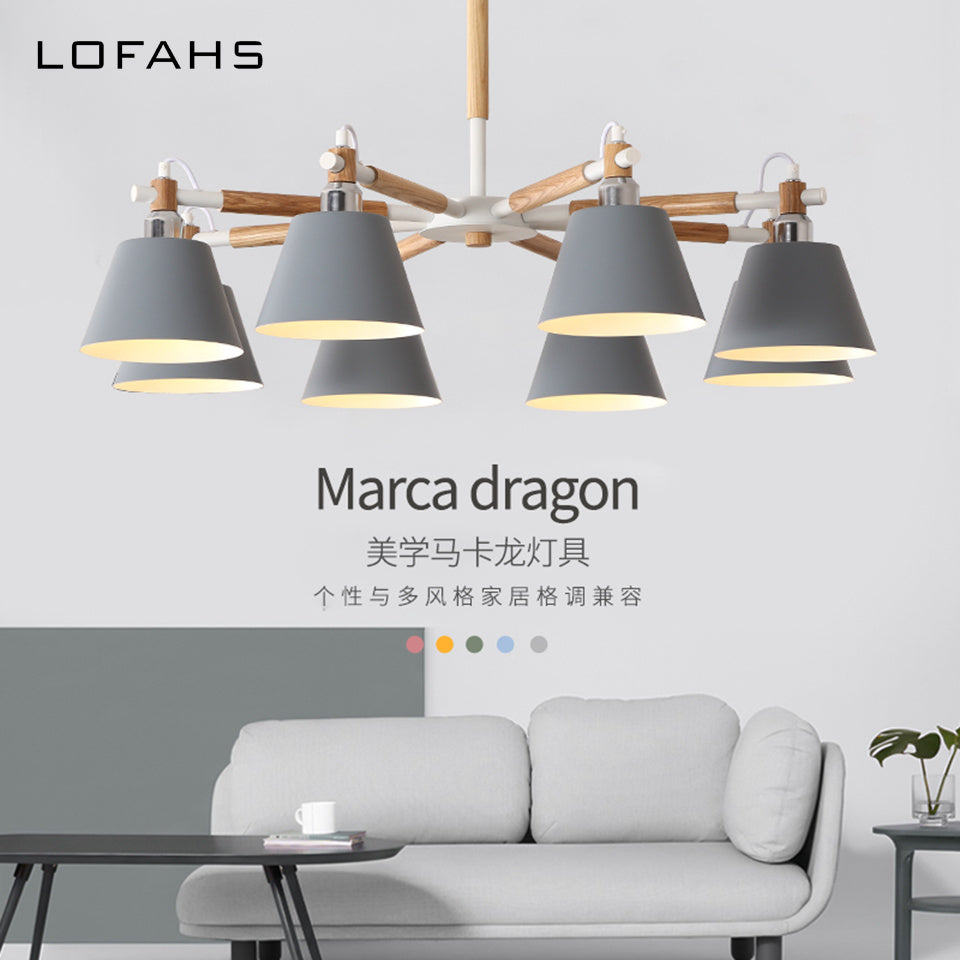 Modern LED Chandelier For Living Room Bedroom Dining Room Many Arm Loft Indoor Ceiling Suspendsion Chandelier Lighting Qdh6007