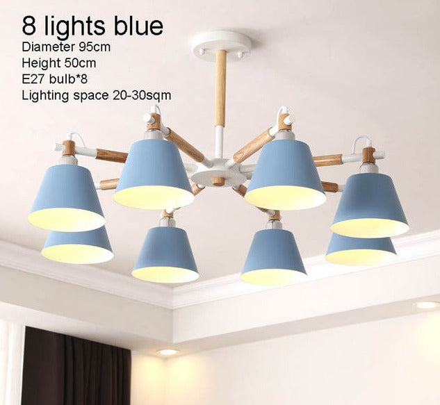 Modern LED Chandelier For Living Room Bedroom Dining Room Many Arm Loft Indoor Ceiling Suspendsion Chandelier Lighting Qdh6007