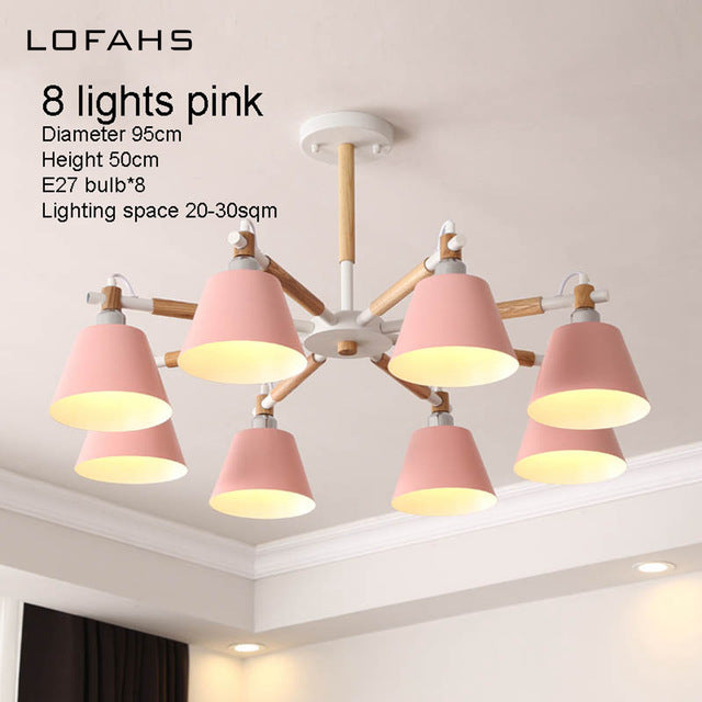 Modern LED Chandelier For Living Room Bedroom Dining Room Many Arm Loft Indoor Ceiling Suspendsion Chandelier Lighting Qdh6007
