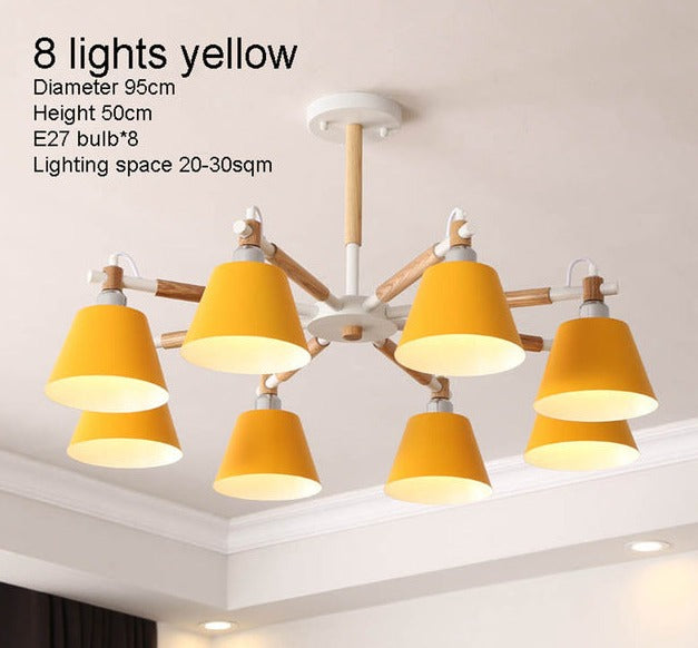 Modern LED Chandelier For Living Room Bedroom Dining Room Many Arm Loft Indoor Ceiling Suspendsion Chandelier Lighting Qdh6007