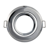 LED downlight GU10 MR16 round Chrome led spot light ceiling fixture trim ring fittings frame led Bulb Fixture Downlight Holder