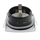 GU10 MR16 Fitting White Spot Light Shower Recessed Kit Downlight Frame Bathroom IP65 Round