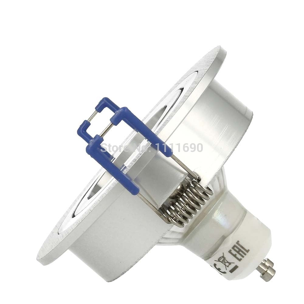 LED downlight Recessed SOPT LED Ceiling Downlight Dimmable led Downlight LED Spot Light Spot round metal satin GU10 MR16 socket