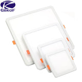 LED Panel Lights Ultrathin Surface Downlight 6W 8W 15W 20W 220V Square Round Panel Light White/Warm Indoor Bedroom LED Light