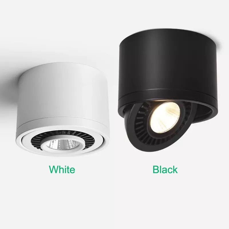 Dimmable Surface Mounted LED COB Downlight 360 Degree Rotating LED Spotlight 5W 7W 9W 15W AC85-265V LED Ceiling Light