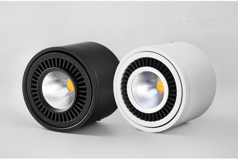 Dimmable Surface Mounted LED COB Downlight 360 Degree Rotating LED Spotlight 5W 7W 9W 15W AC85-265V LED Ceiling Light