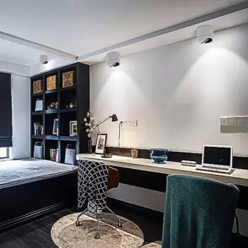 Dimmable Surface Mounted LED COB Downlight 360 Degree Rotating LED Spotlight 5W 7W 9W 15W AC85-265V LED Ceiling Light