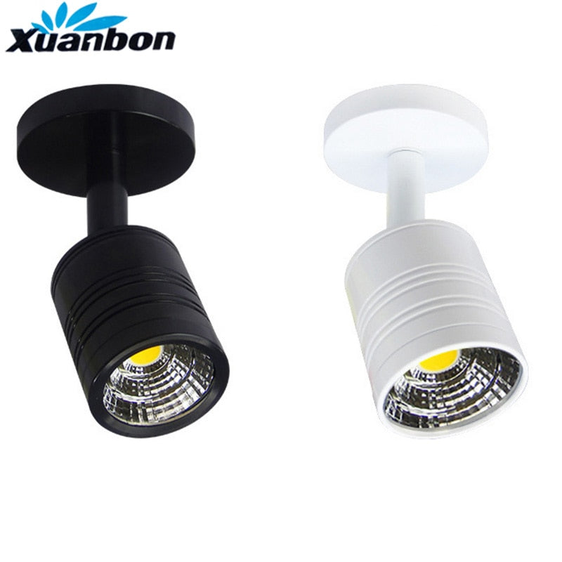 Dimmable 5W LED Surface Mounted wall lamps Spot Light Led Downlight Showcase Jewelry Counter Ceiling Lamp Clothes Store Lighting
