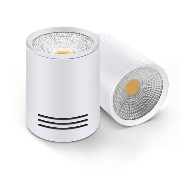 DBF LED Surface Mounted Ceiling Lamp with Wire Hanging 3W/5W/7W/10W/12W/15W White/Black AC85-265V Ceiling Spot Light Home Decor