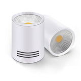 DBF LED Surface Mounted Ceiling Lamp with Wire Hanging 3W/5W/7W/10W/12W/15W White/Black AC85-265V Ceiling Spot Light Home Decor