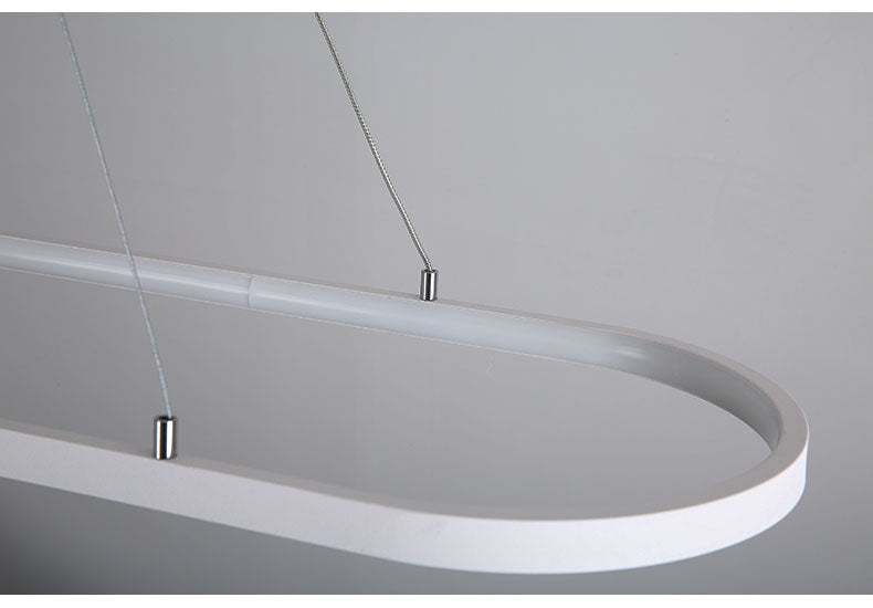 Modern Pendant Light LED Pendant Lamp White&Black finished For Dining room Living room Kitchen Lighting Fixturs L120CM 90CM 69CM