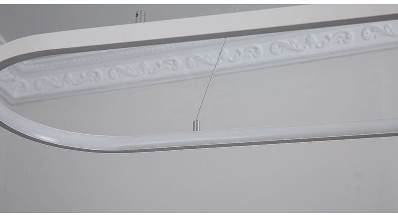 Modern Pendant Light LED Pendant Lamp White&amp;Black finished For Dining room Living room Kitchen Lighting Fixturs L120CM 90CM 69CM