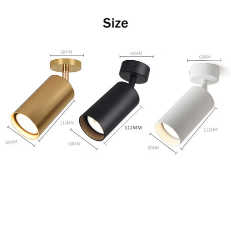 Led Surface Mounted Ceiling Downlight with 5W GU10 LED Bulb Replaceable Spot Light Ceiling lamp Living Room Indoor Led lights