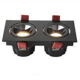 Anti-glare Square LED COB Recessed Downlight 14W 24W LED Ceiling Spot Light Kitchen Living room Indoor