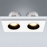 Anti-glare Square LED COB Recessed Downlight 14W 24W LED Ceiling Spot Light Kitchen Living room Indoor