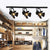 Nordic LED Wall Lights American Retro Country Loft Track Lamps Industrial Vintage Iron Bar Cafe Lighting Searchlight Fixtures