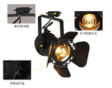 Nordic LED Wall Lights American Retro Country Loft Track Lamps Industrial Vintage Iron Bar Cafe Lighting Searchlight Fixtures