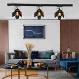 Nordic LED Wall Lights American Retro Country Loft Track Lamps Industrial Vintage Iron Bar Cafe Lighting Searchlight Fixtures