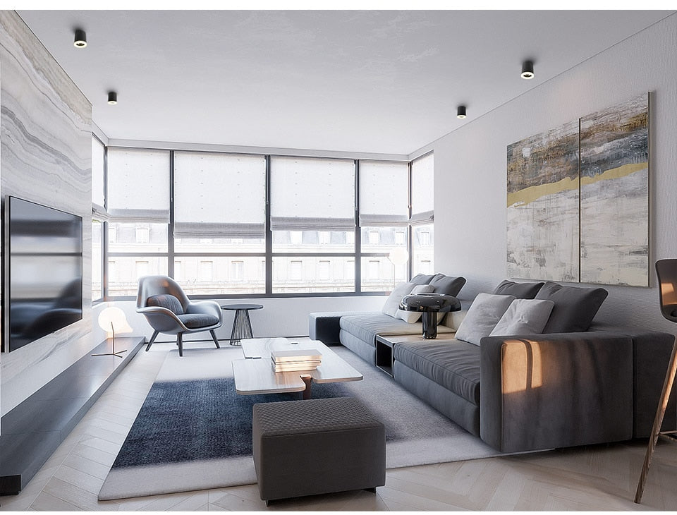 Aisilan Led Surface Mounted Ceiling Downlight for indoor Living room, Bedroom, Kitchen, Bathroom, Corridor Spot light AC90-260V