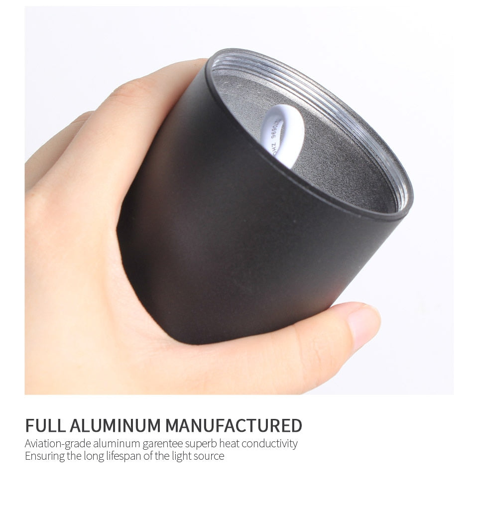 Aisilan Led Surface Mounted Ceiling Downlight for indoor Living room, Bedroom, Kitchen, Bathroom, Corridor Spot light AC90-260V