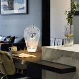 Light Bulb Shape Small Book Lamp Personality Magnet Study Lamp EU Plug/US Plug Adjustable Lighting Bar Art Shape of Light Bulb Decorative Lamps