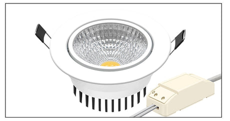  Super Bright Recessed LED Dimmable Downlight COB 6W 9W 12W 15W LED Spot light LED decoration Ceiling Lamp AC 110V 220V