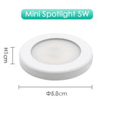 Mini LED Downlight Ultra-thin 3W 5W 7W 220V Surface Mounted Lamp Panel Light Indoor Lighting Closet Cabinet Spot light
