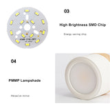 DBF Macaroon Iron+Wood LED Ceiling Light 5W 12W Surface Mount Ceiling Spot Light for Bar Kitchen