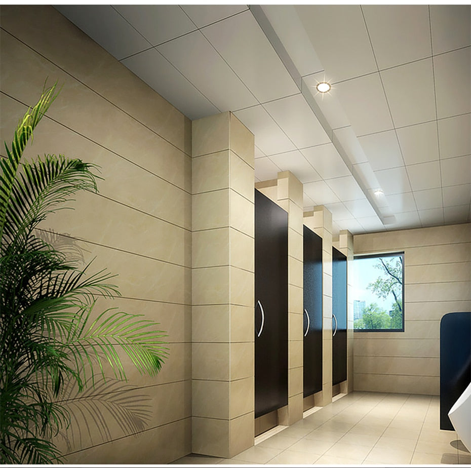 DBF Black/White IP65 Waterproof Recessed LED Downlight SMD5730 5W 7W 9W 12W 15W Spot Light Bathroom Ceiling Lamp AC 110V/220V