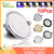 Downlight 10pcs 3W 5W led Downlight AC220V six color recessed led downlight lamps Kitchen living room Indoor recessed downlight