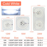 LED Downlights 12W 18W 24W 36W AC220V 240V led Lamps mini LED Module Lighting Source Round Bedroom Kitchen Indoor Lighting