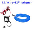 Flexible Neon Light 1m/3m/5M 3V Glow EL Wire Rope tape Cable Strip LED Neon Lights Shoes Clothing Car waterproof led strip