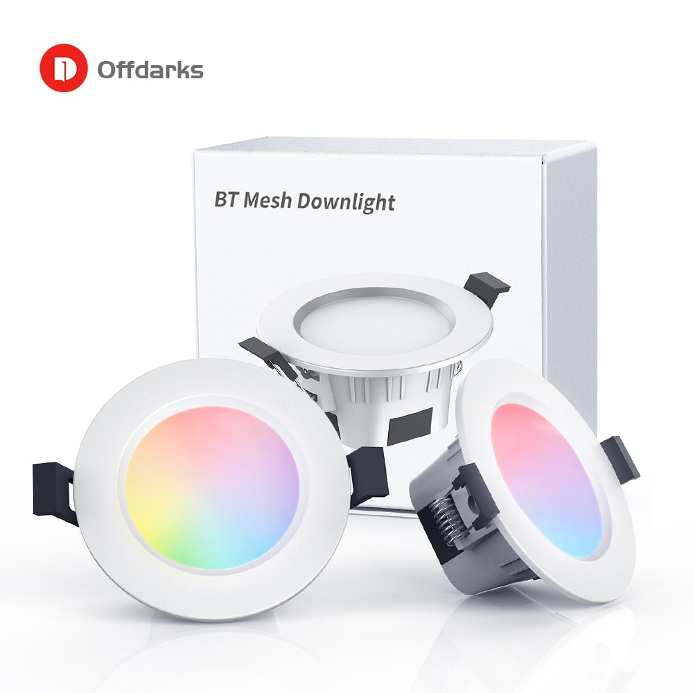 OFFDARKS Smart downlight embedded APP & WiFi control 5W 9W dimmable living room kitchen bathroom KTV LED downlight