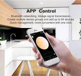 OFFDARKS Smart downlight embedded APP & WiFi control 5W 9W dimmable living room kitchen bathroom KTV LED downlight